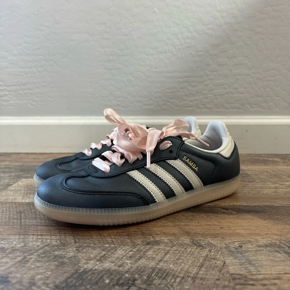 adidas Samba Black and White Sneakers - Picture 2 of 13